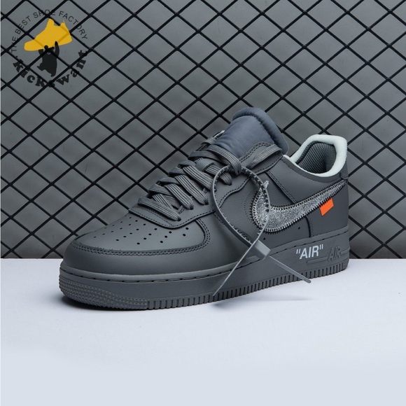Off White X Nike Air Force 1 Low ‘ Grey DX’ - Picture 2 of 8